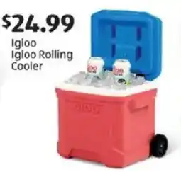 Aldi Igloo rolling cooler offer