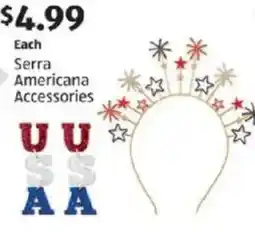 Aldi Serra americana accessories offer