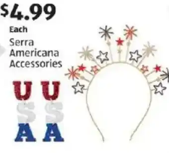Aldi Serra americana accessories offer