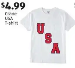 Aldi Crane USA T-shirt offer