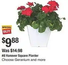The Home Depot Hanover square planter offer