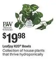 The Home Depot Leafjoy H20 bowls offer