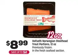 Grocery Outlet Hofseth Norwegian Steelhead Trout Portions offer