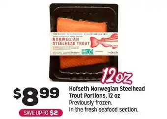 Grocery Outlet Hofseth Norwegian Steelhead Trout Portions offer