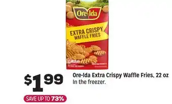Grocery Outlet Ore-Ida Extra Crispy Waffle Fries offer