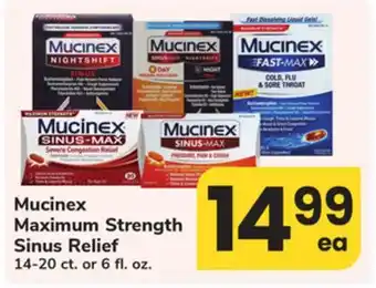 ACME Mucinex Maximum Strength Sinus Relief offer
