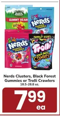 ACME Nerds Clusters, Black Forest Gummies or Trolli Crawlers offer