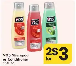 ACME VO5 Shampoo or Conditioner offer