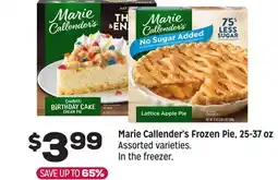 Grocery Outlet Marie Callender's Frozen Pie offer
