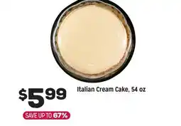 Grocery Outlet Italian Cream Cake offer
