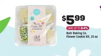 Grocery Outlet Butr Baking Co. Flower Cookie Kit offer