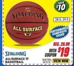 Big 5 Spalding All-Surface TF Basketball offer