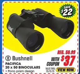 Big 5 Bushnell Pacifica 20x50 Binoculars offer