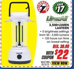 Big 5 LitezAll 3500-Lumen Rechargeable Lantern offer