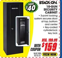 Big 5 Stack-On 10 Gun Security Cabinet offer
