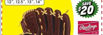 Big 5 Rawlings Renegade Series 12 Baseball Glove offer