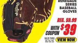 Big 5 Rawlings Renegade Series 12.5 Baseball Glove offer