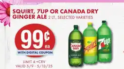 Smart & Final SQUIRT, 7UP OR CANADA DRY GINGER ALE offer