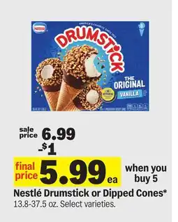 Meijer Nestlé Drumstick or Dipped Cones offer