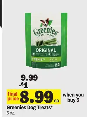 Meijer Greenies Dog Treats offer
