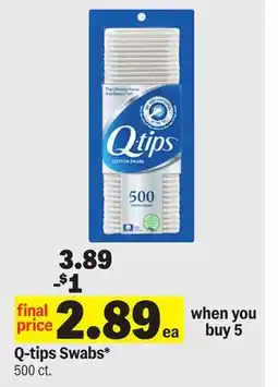 Meijer Q-tips Swabs offer