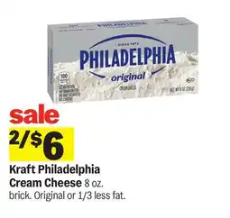 Meijer Kraft Philadelphia Cream Cheese offer