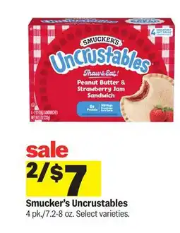 Meijer Smucker's Uncrustables offer