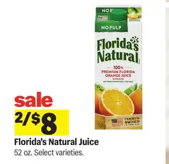 Meijer Florida's Natural Juice offer