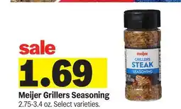 Meijer Meijer Grillers Seasoning offer