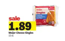 Meijer Meijer Cheese Singles offer