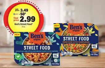 Meijer Ben's Street Food offer