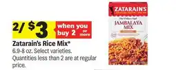 Meijer Zatarain's Rice Mix offer