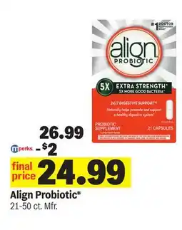 Meijer Align Probiotic offer