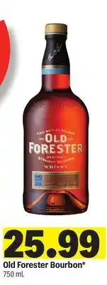 Meijer Old Forester Bourbon offer