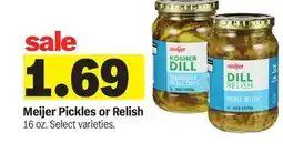 Meijer Meijer Pickles or Relish offer