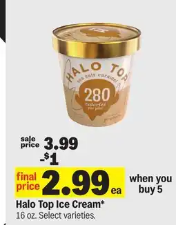 Meijer Halo Top Ice Cream offer