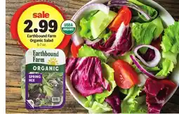 Meijer Earthbound Farm Organic Salad offer