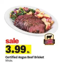 Meijer Certified Angus Beef Brisket offer