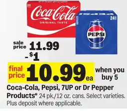 Meijer Coca-Cola, Pepsi, 7UP or Dr Pepper Products offer