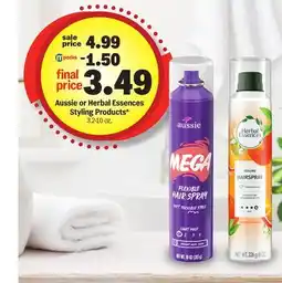 Meijer Aussie or Herbal Essences Styling Products offer