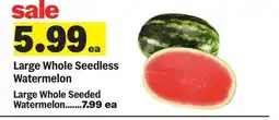 Meijer Large Whole Seedless Watermelon offer