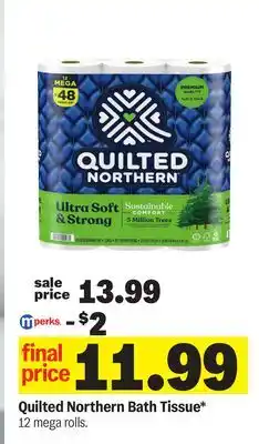 Meijer Quilted Northern Bath Tissue offer
