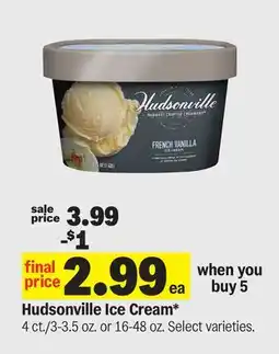 Meijer Hudsonville Ice Cream offer