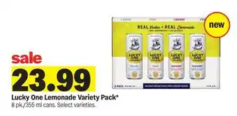 Meijer Lucky One Lemonade Variety Pack offer