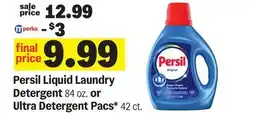 Meijer Persil Liquid Laundry Detergent 84 oz. or Ultra Detergent Pacs* 42 ct offer