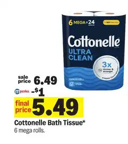 Meijer Cottonelle Bath Tissue offer