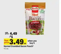 Meijer Hormel Crumbled Bacon Pouch offer