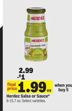 Meijer Herdez Salsa or Sauce offer