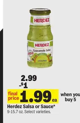 Meijer Herdez Salsa or Sauce offer