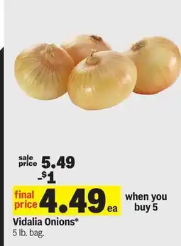 Meijer Vidalia Onions offer